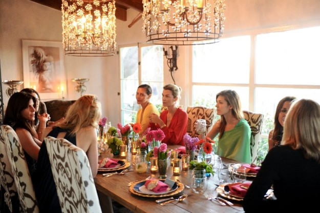 I recently moved and will miss this amazing dining room. This was a last supper of sorts in my old house.