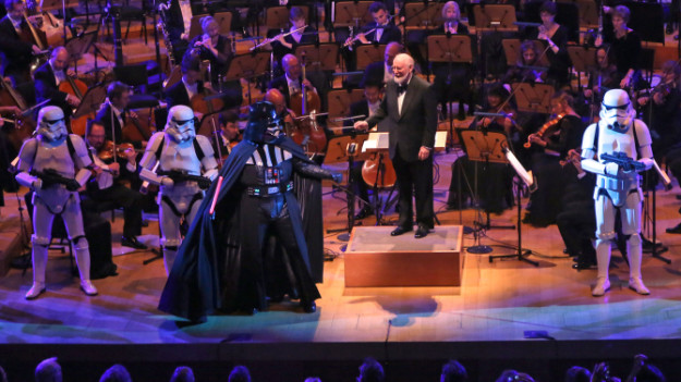 John Williams, Darth Vader and Storm Troopers