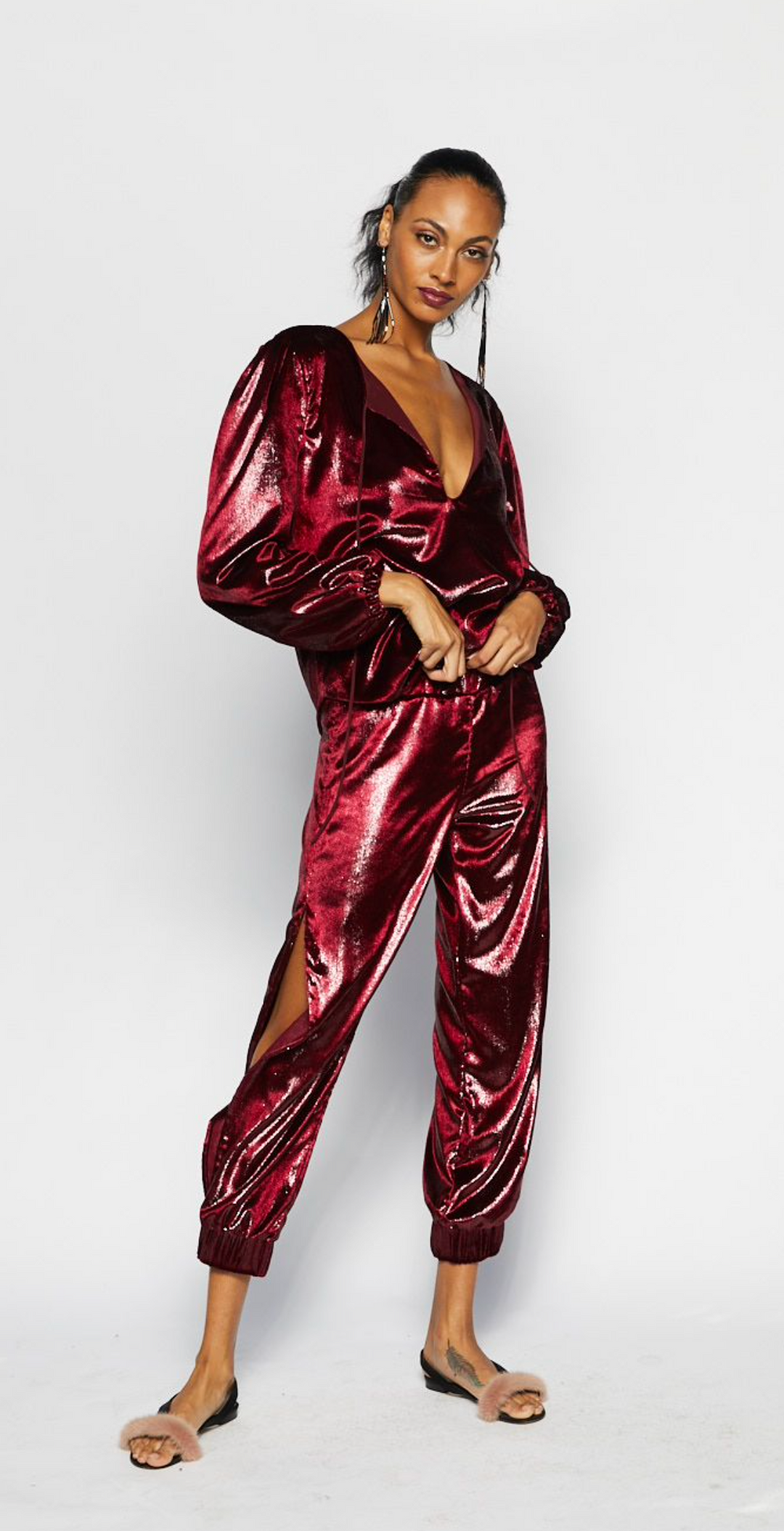 Shelly pant with slit